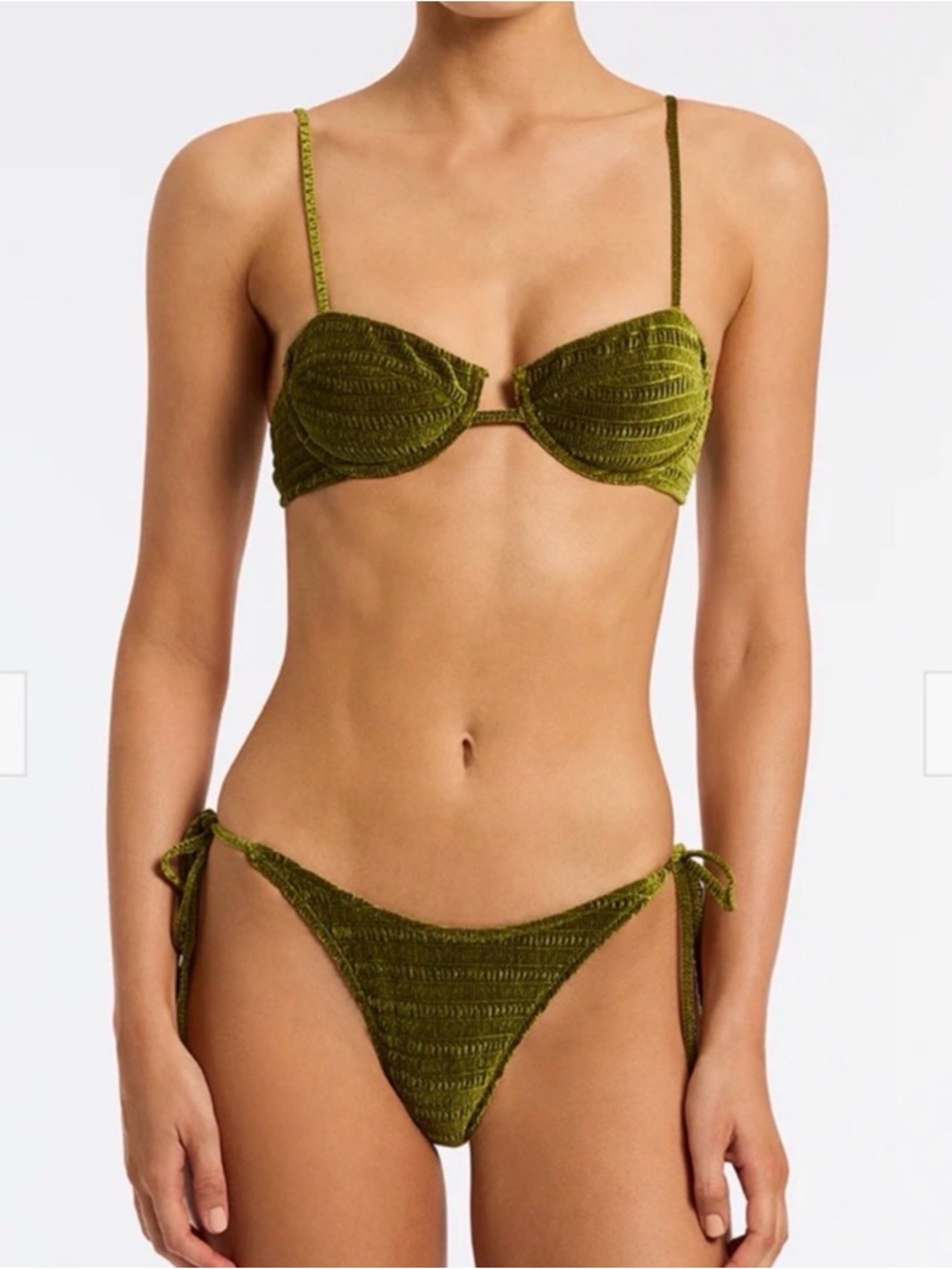 triangl swim Mala Varo olive bikini